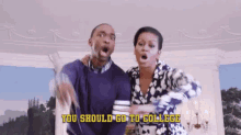 You Should Go To College! GIF - College Michelleobama Advice GIFs