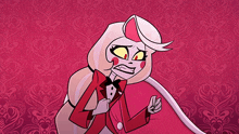 a cartoon character is making a funny face