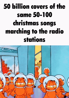 Garfield Christmas Music GIF - Garfield Christmas Music Christmas GIFs