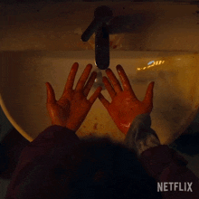 Blood In My Hands Unseen GIF - Blood In My Hands Unseen Washing The Blood In My Hands GIFs