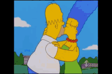Simpsons Kissing GIF - The Simpsons Homer Marge GIFs