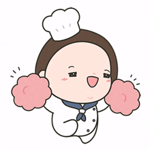 little chef baby girl pom pom cheer