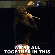 Were All Together In This Danielle Balbuena GIF - Were All Together In This Danielle Balbuena 070shake GIFs