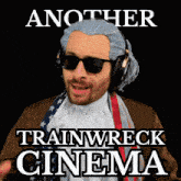 another trainwreck cinema poster with a man in a costume