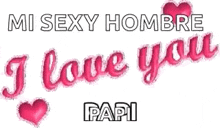 I Love You Papi GIF - I Love You Papi Glitter GIFs