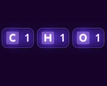 a purple light is shining in the dark on a black background .