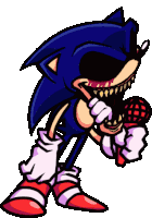 Sonic Exe Too Slow Encore Fnf Sticker - Sonic Exe Too Slow Encore Fnf Mad Stickers