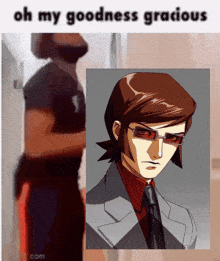 Persona 2 Oh My Goodness Gracious GIF - Persona 2 Oh My Goodness Gracious Katsuya Suou GIFs