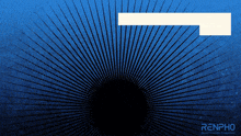 a blue background with renpho on the bottom