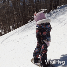 Snowboarding Viralhog GIF