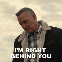 Im Right Behind You Kevin Costner GIF - Im Right Behind You Kevin Costner George Blackledge GIFs
