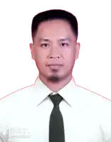 a man in a white shirt and black tie has a fotor generated with ai
