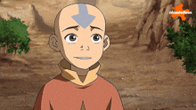 a cartoon character from nickelodeon is standing in the desert