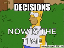 Decisions Homer Simpson GIF - Decisions Homer Simpson Homer GIFs