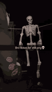 Skeleton Meme GIF - Skeleton Meme Tiktok GIFs