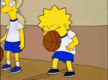 The Simpsons Lisa GIF - The Simpsons Lisa Basketball GIFs