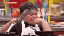 Crying Master Chef Junior GIF - Crying Master Chef Junior Cooking GIFs
