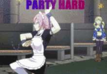 Party Hard Fairy Tail GIF - Party Hard Fairy Tail Happy Dance GIFs