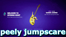 Fortnite Peely Guitar Jumpscare GIF - Fortnite Peely Guitar Jumpscare GIFs