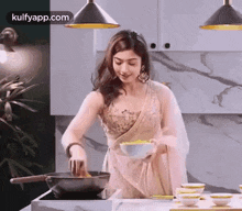 Rashmika Cooking.Gif GIF - Rashmika Cooking Cooking Food GIFs