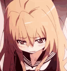 blush embarrassed taiga anime tsundere