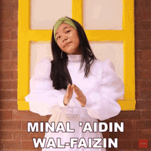 Minal Aidin Walfaizin Keyne Stars GIF - Minal Aidin Walfaizin Keyne Stars Mohon Maaf Lahir Dan Batin GIFs