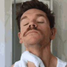 Wiping Face Robin James GIF - Wiping Face Robin James Drying My Face GIFs
