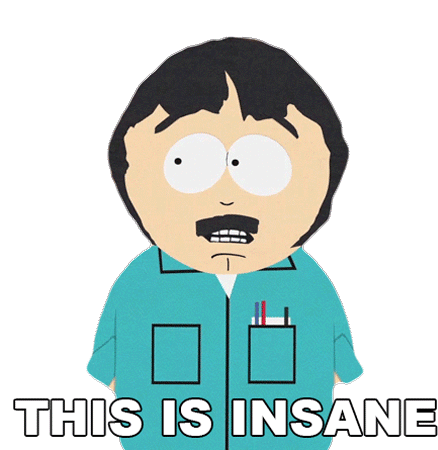 This Is Insane Randy Marsh Sticker - This Is Insane Randy Marsh South Park Stickers