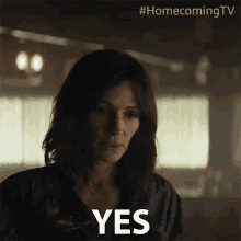 a woman with a name tag that says yes