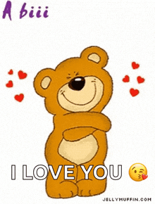 A Big Hug Teddy Bear GIF - A Big Hug Teddy Bear Hearts GIFs