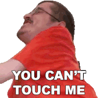 You Can'T Touch Me Ricky Berwick Sticker - You Can'T Touch Me Ricky Berwick You Can'T Reach Me Stickers