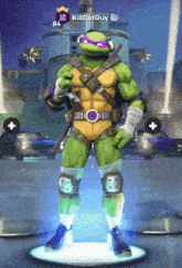 a teenage mutant ninja turtle with the name killdatguy on the bottom
