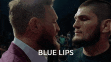 Blue Lips Conor Mcgregor GIF - Blue Lips Conor Mcgregor Khabib Nurmagomedov GIFs