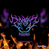 a picture of a fire with the word fotoplay on the bottom right