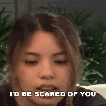 Id Be Scared Of You Sammie De Leon GIF - Id Be Scared Of You Sammie De Leon Natatakot GIFs