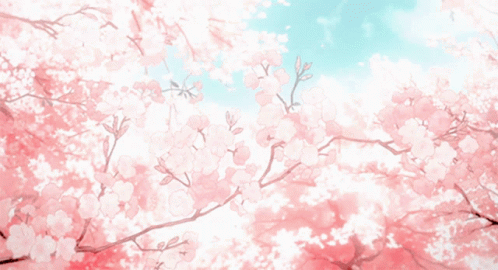 Cherry Blossom Anime GIF – Cherry Blossom Anime Flowers – discover and