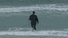 Walk Into The Ocean Shutterstock GIF