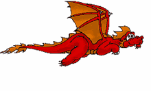 dragon dragon flying red dragon