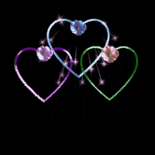 Glittering Hearts GIF - Glittering Hearts Love GIFs