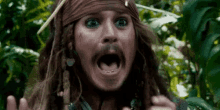 Ahhh GIF - Scared Johnny Depp Scream GIFs