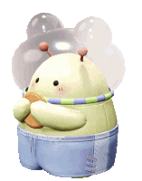 a stuffed animal with a hula hoop around his neck