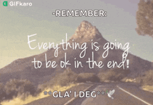 Everything Is Going To Be Ok In The End Gifkaro GIF - Everything Is Going To Be Ok In The End Gifkaro Quotes GIFs