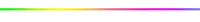 a rainbow of colors on a white background