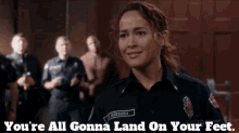 Station19 Andy Herrera GIF - Station19 Andy Herrera Youre All Gonna Land On Your Feet GIFs