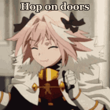 astolfo hop on doors doors roblox roblox memes
