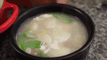떡국 GIF - Maangchi Korean Rice Cake Soup Tteokguk GIFs