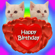 Happy Birthday Happy Birthday Cats GIF - Happy Birthday Happy Birthday Cats Birthday Cats GIFs