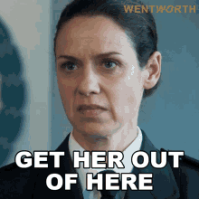 Get Her Out Of Here Vera Bennett GIF - Get Her Out Of Here Vera Bennett Wentworth GIFs