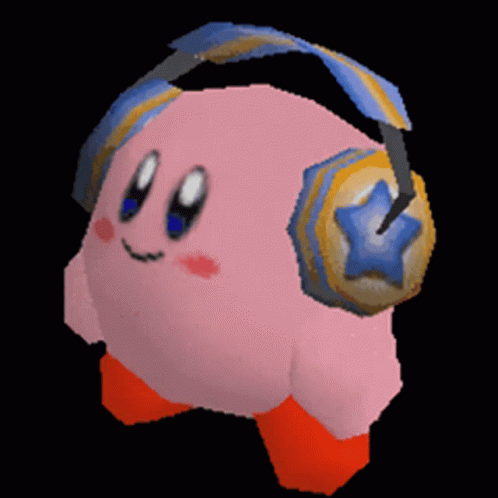 Kirby Jam GIF - Kirby Jam Headphone - Discover & Share GIFs