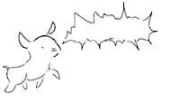 a black and white drawing of a sheep and the words " sheep "